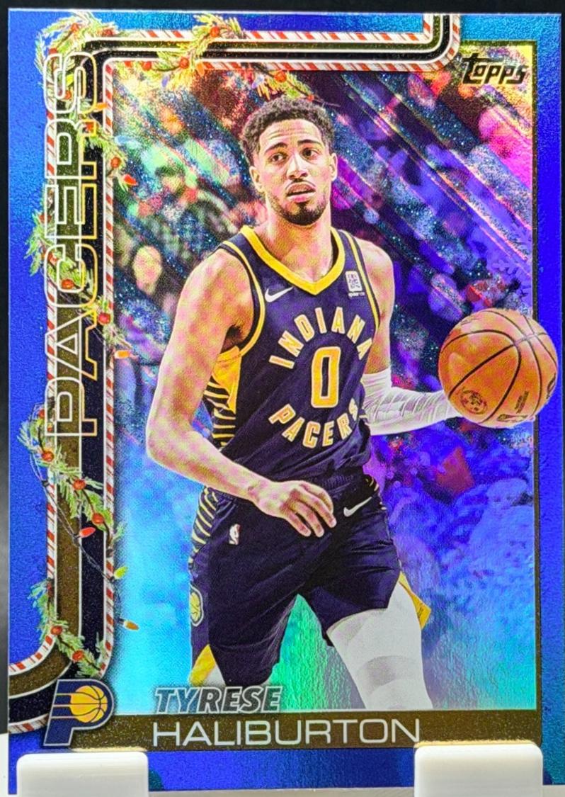Tyrese Haliburton [Blue Metallic Glitter] #H38