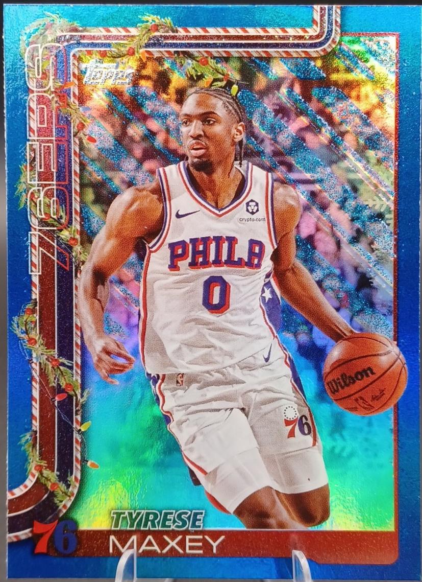 Tyrese Maxey [Blue Metallic Glitter] #H17