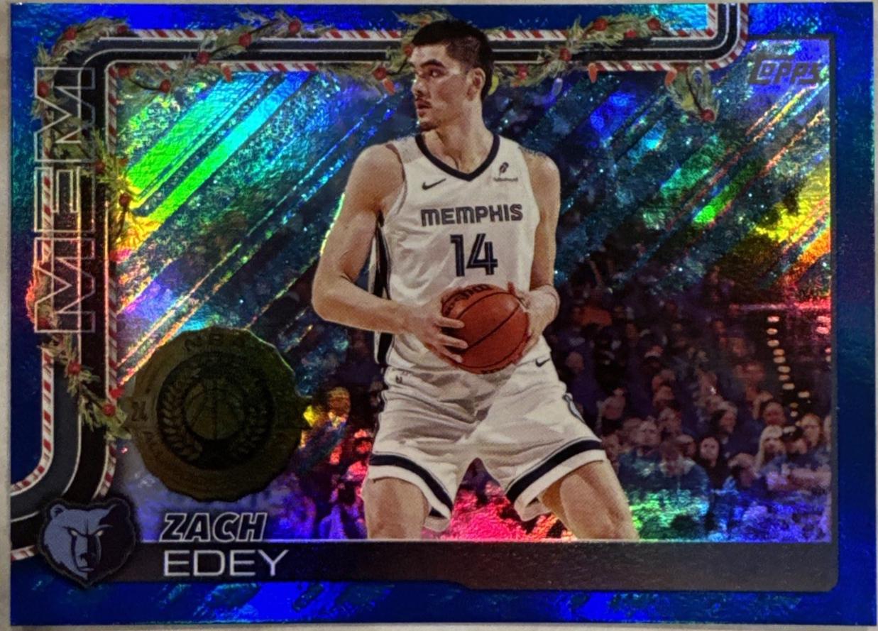 Zach Edey [Blue Metallic Glitter] #H150