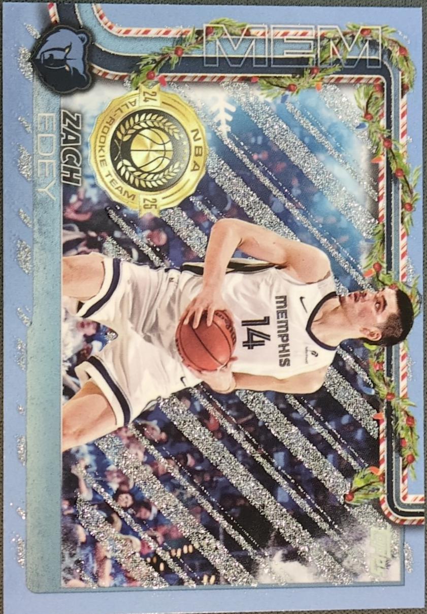 Zach Edey [Light Blue White Glitter] #H150