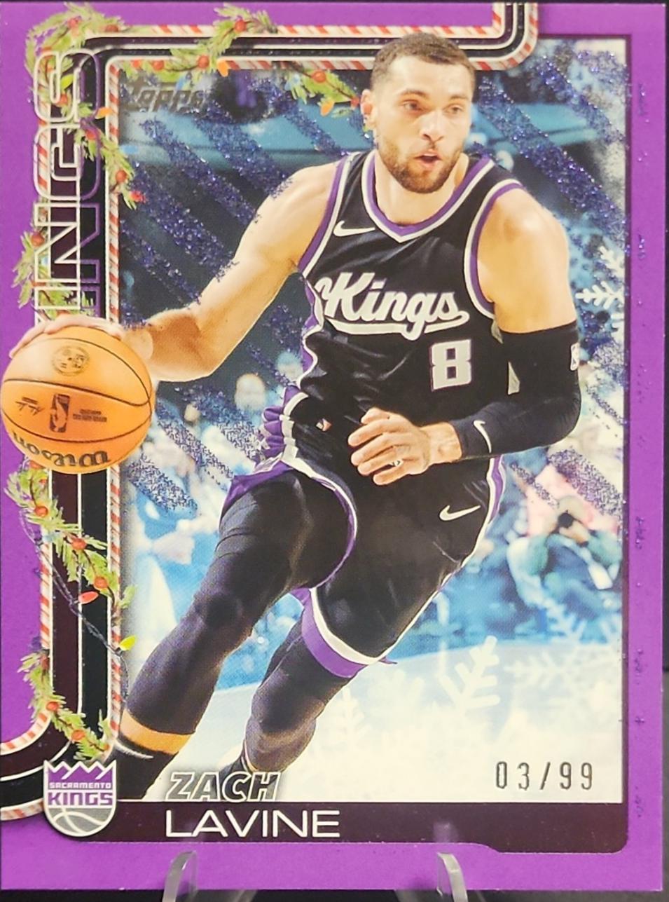 Zach LaVine [Purple Metallic Glitter] #H130