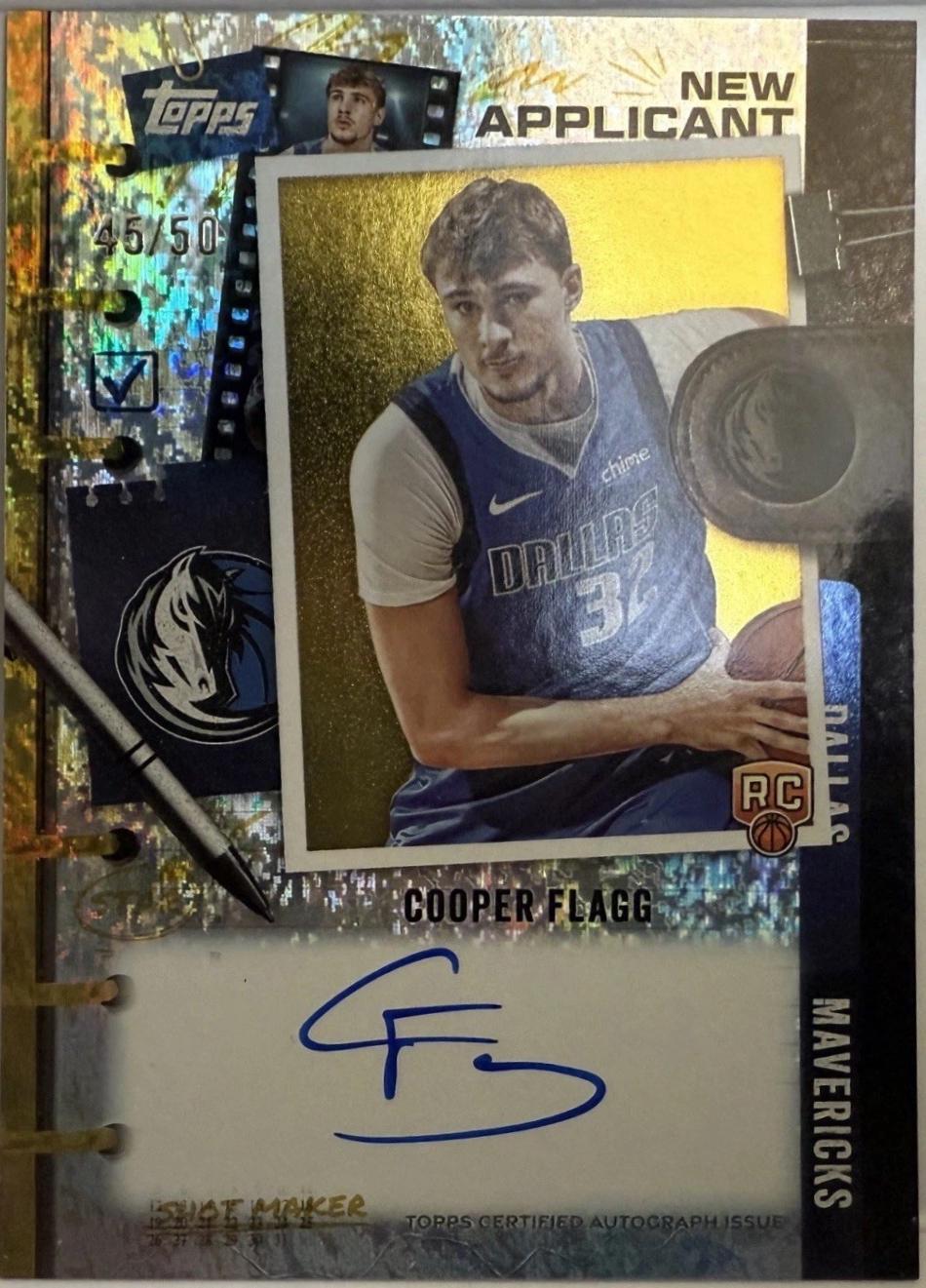 Cooper Flagg [Holo Gold Foil] #NA-CF