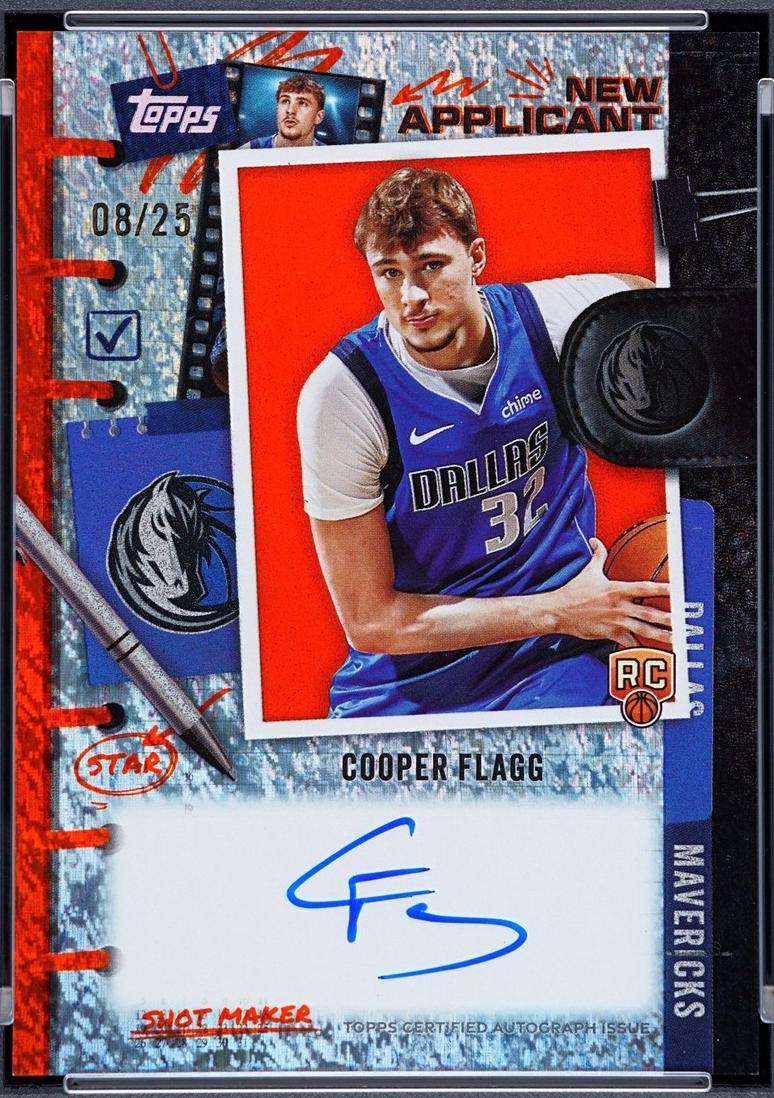 Cooper Flagg [Holo Orange Foil] #NA-CF