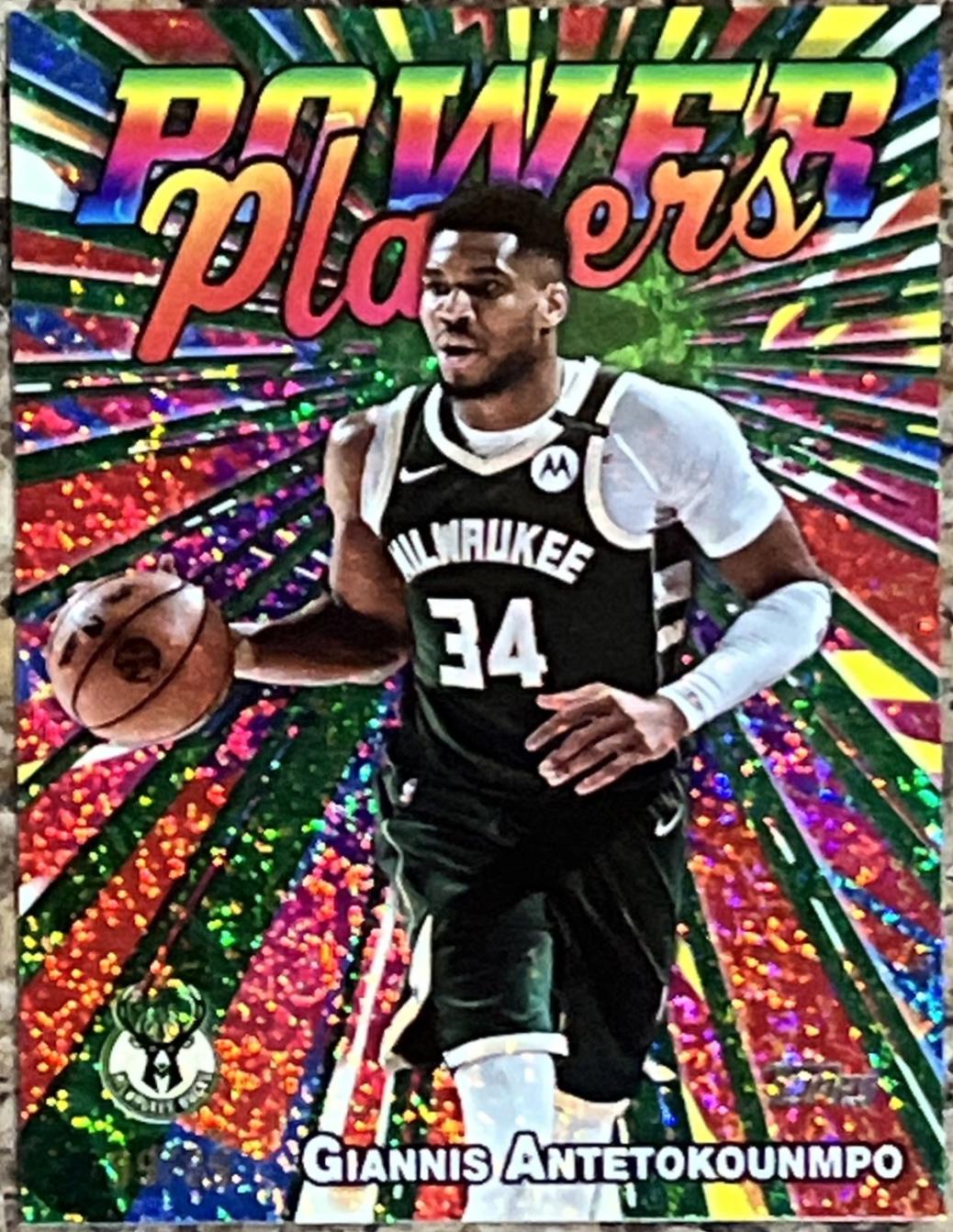 Giannis Antetokounmpo [Holo Green Foil] #PP-1