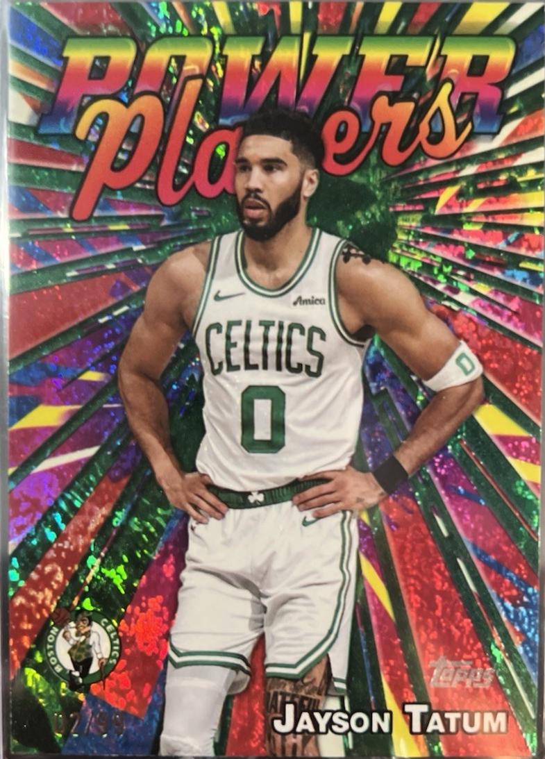 Jayson Tatum [Holo Green Foil] #PP-5