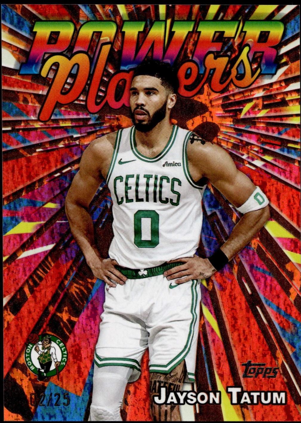 Jayson Tatum [Holo Orange Foil] #PP-5