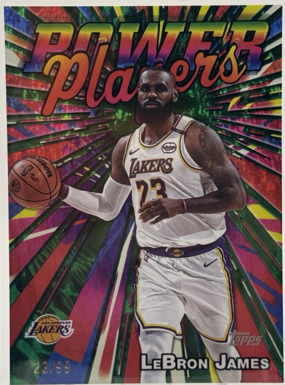 LeBron James [Holo Green Foil] #PP-7