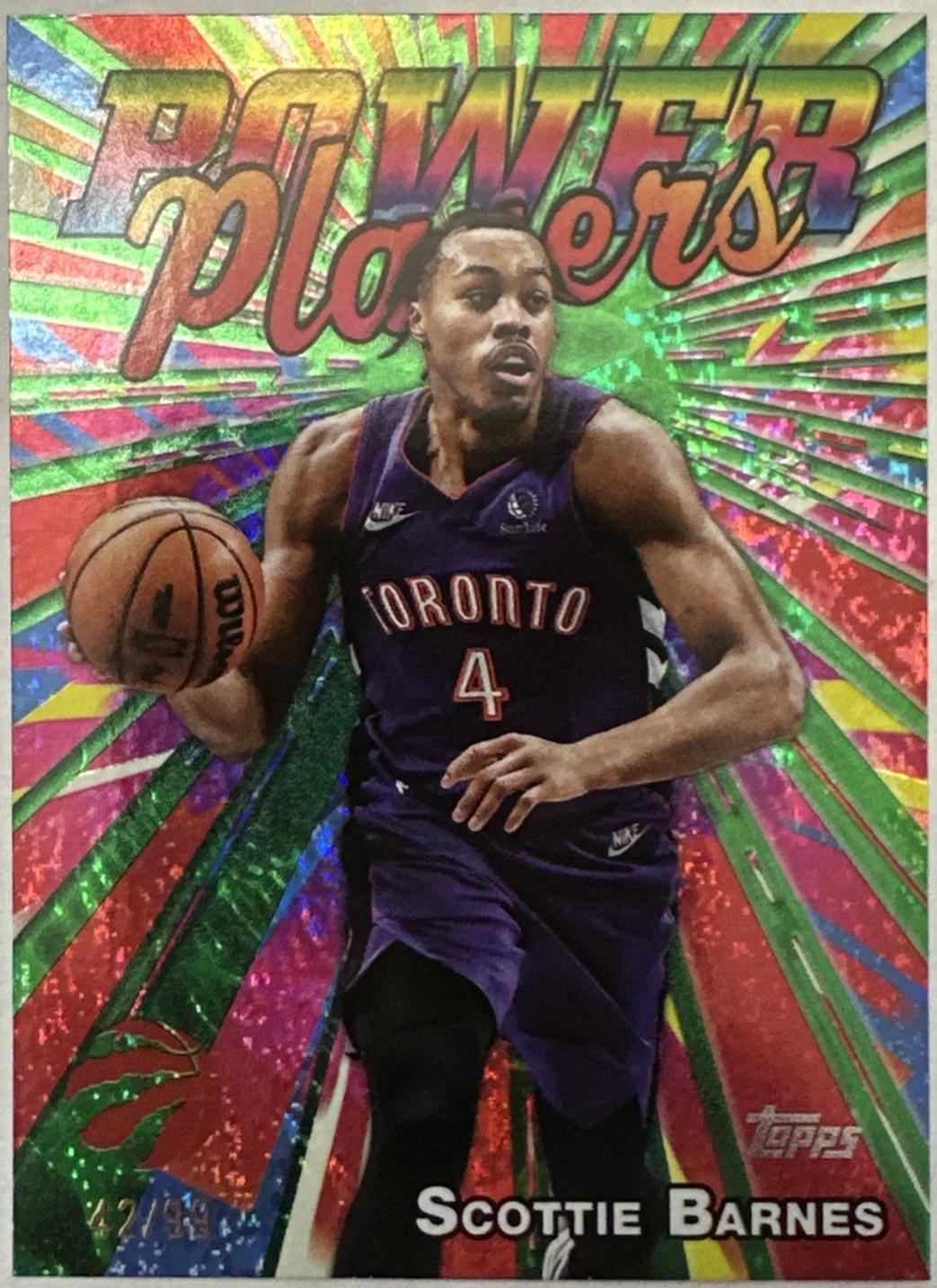 Scottie Barnes [Holo Green Foil] #PP-9
