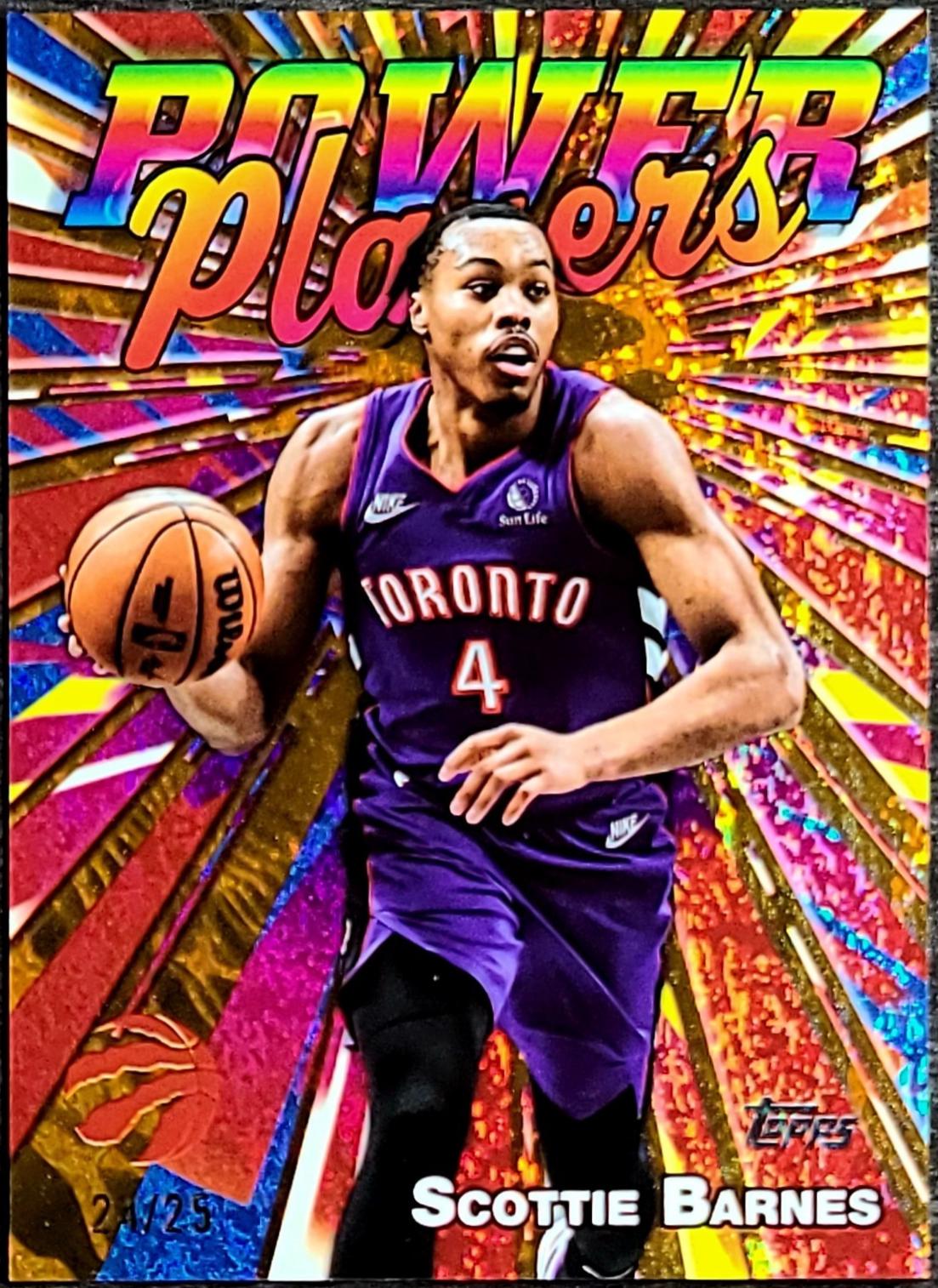 Scottie Barnes [Holo Orange Foil] #PP-9