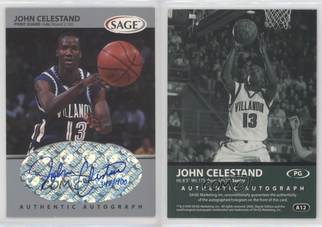 John Celestand [Autographs Silver] #A12