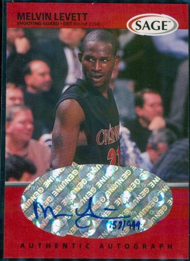Melvin Levett [Autographs] #A31