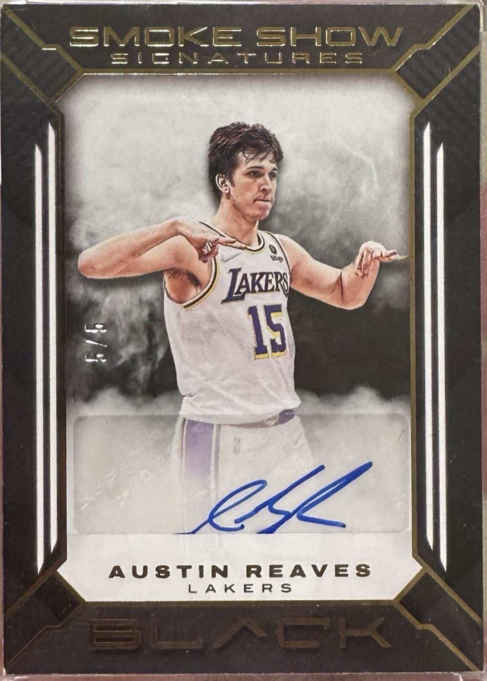 Austin Reaves [Black Gold Prizm] #165