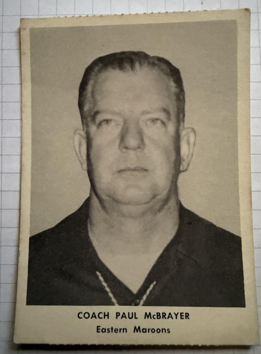 Coach Paul McBrayer