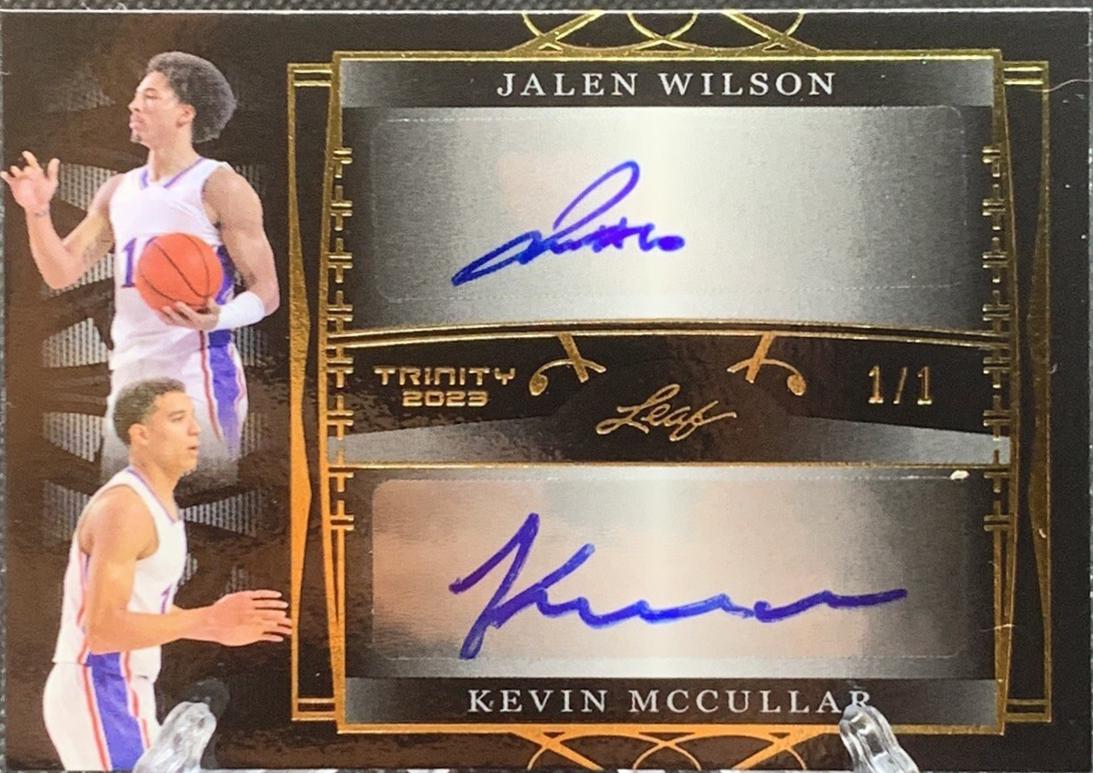 Jalen Wilson / Kevin McCullar [Purple] #DA-15
