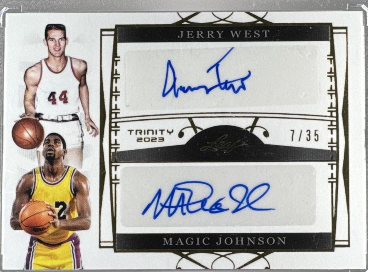 Jerry West / Magic Johnson [Gold] #DA-17
