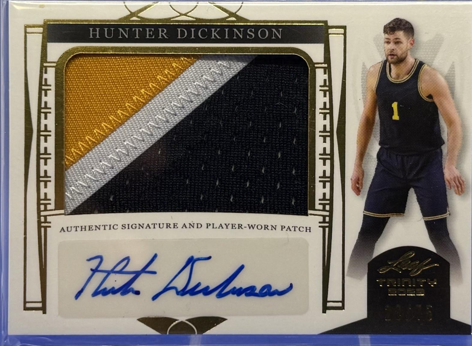 Hunter Dickinson [Gold] #PA-HD1