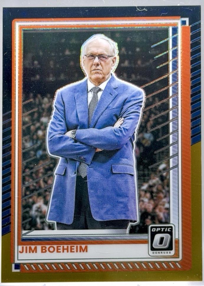 Jim Boeheim [Black Gold Optic] #196