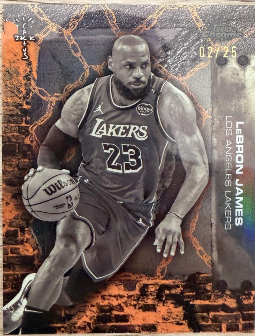 LeBron James [Orange Refractor] #46