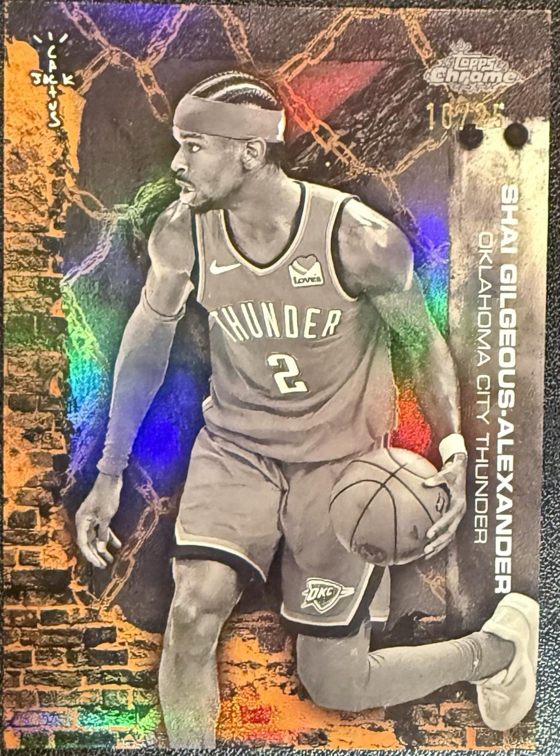Shai Gilgeous-Alexander [Orange Refractor] #35
