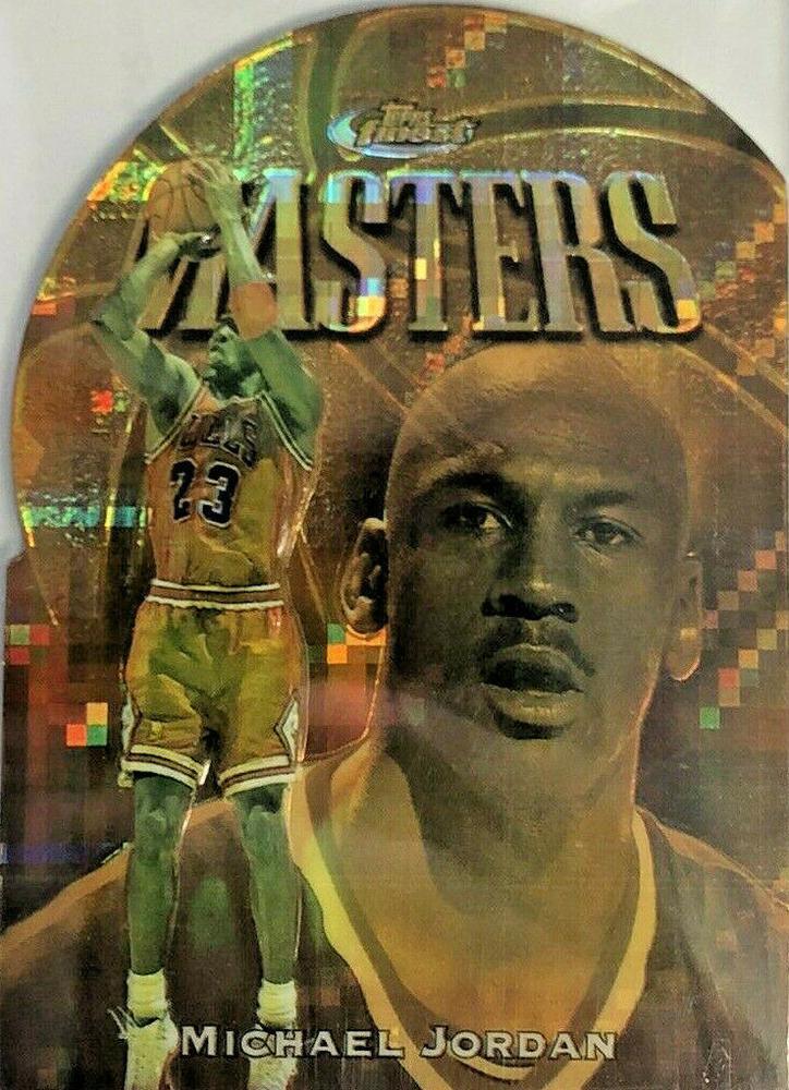 Michael Jordan [Gold Refractor Die Cut] #154