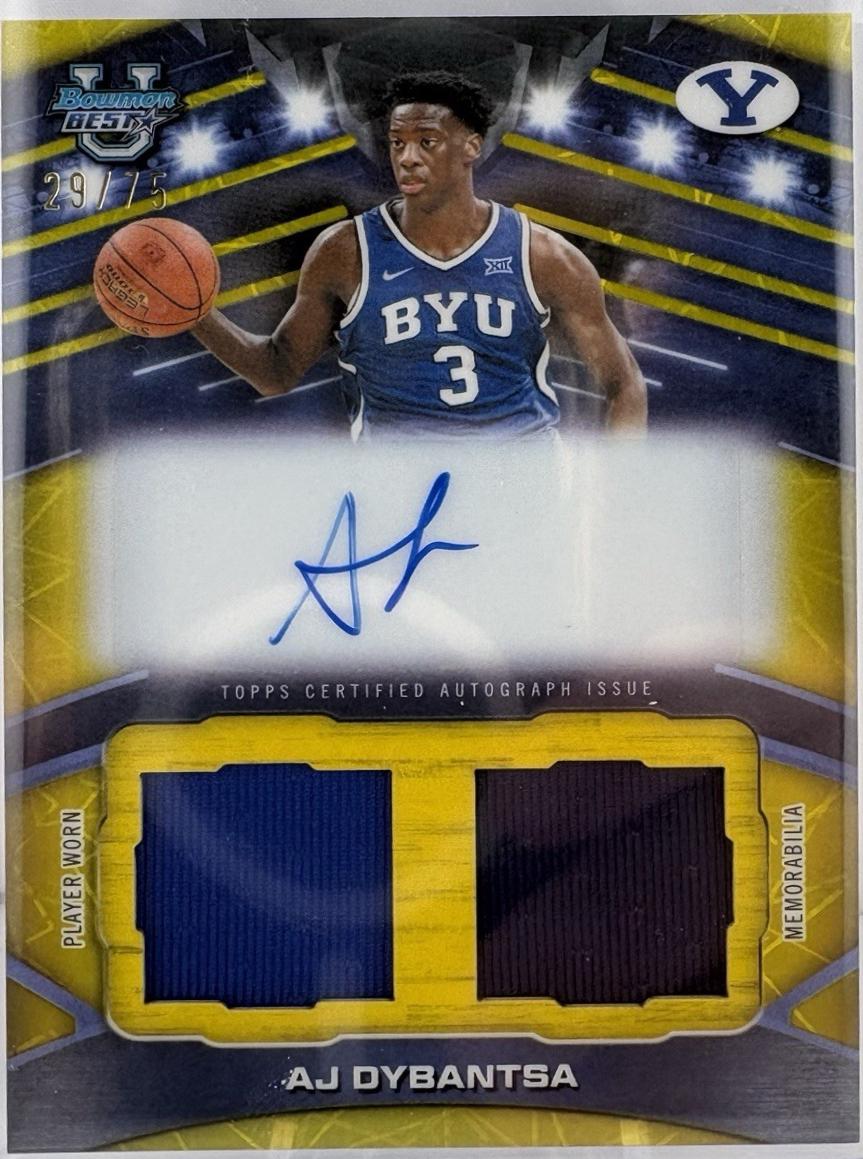 AJ Dybantsa [Yellow Lazer] #PDA-AD