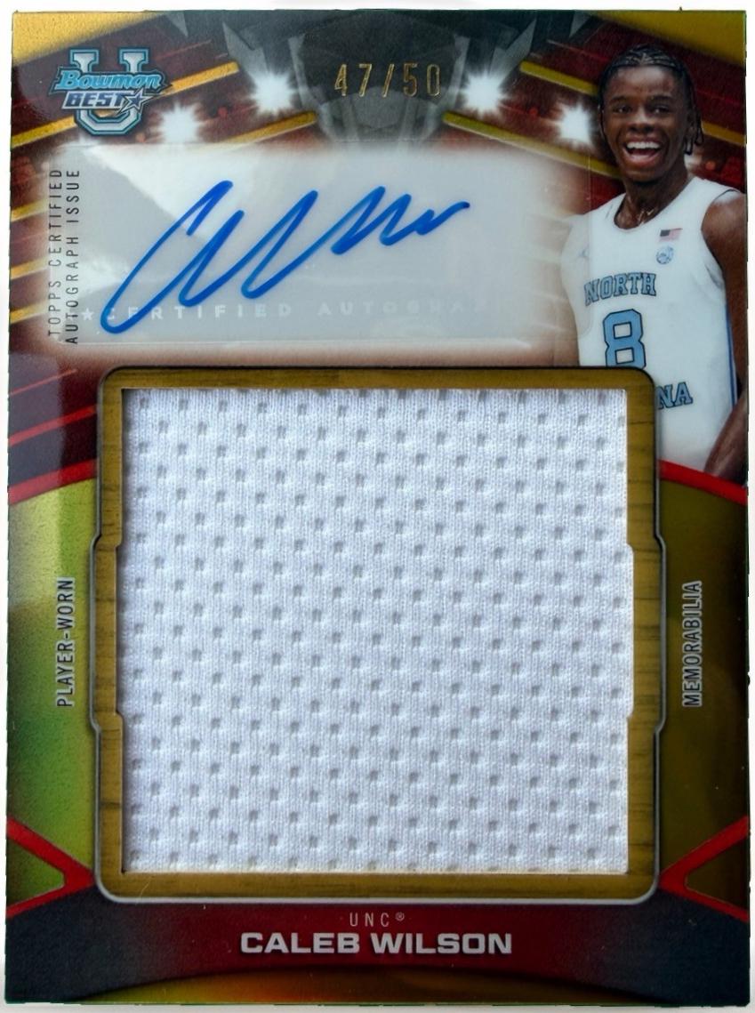 Caleb Wilson [Gold] #PJR-CW