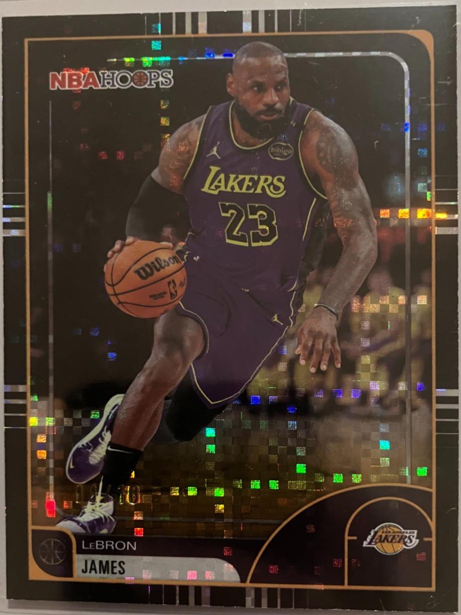 LeBron James [Pixel Burst Black] #84