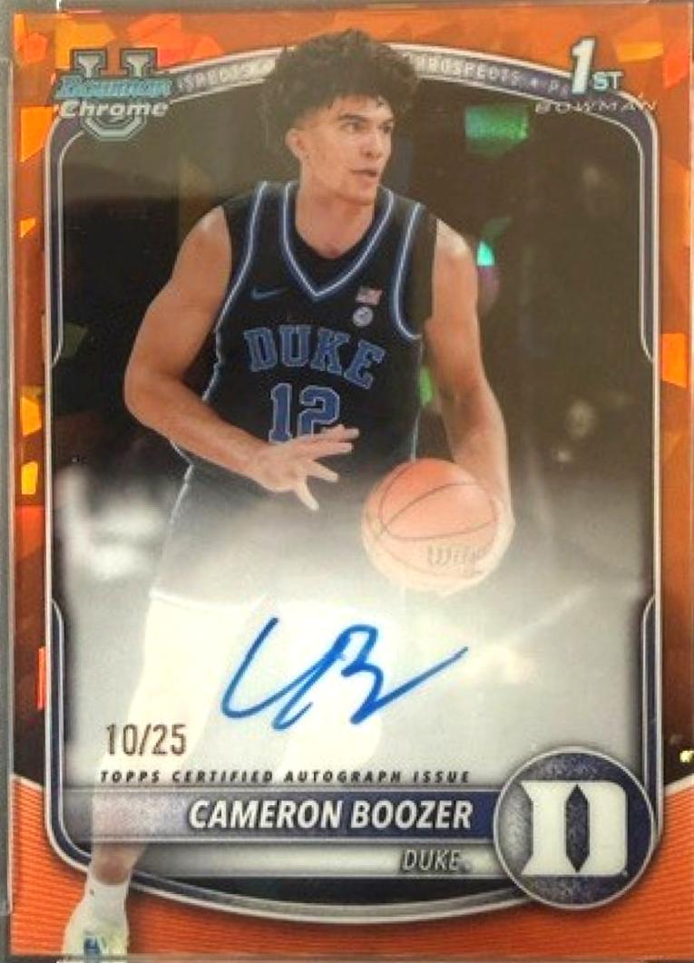 Cameron Boozer [Orange] #CPA-CO