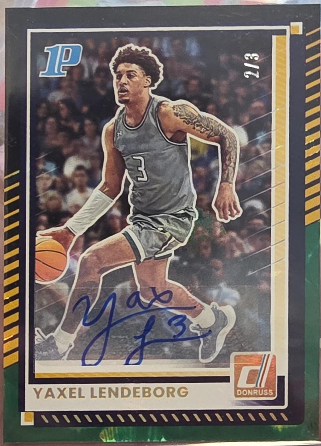 Yaxel Lendeborg [Black Green Autograph] #75