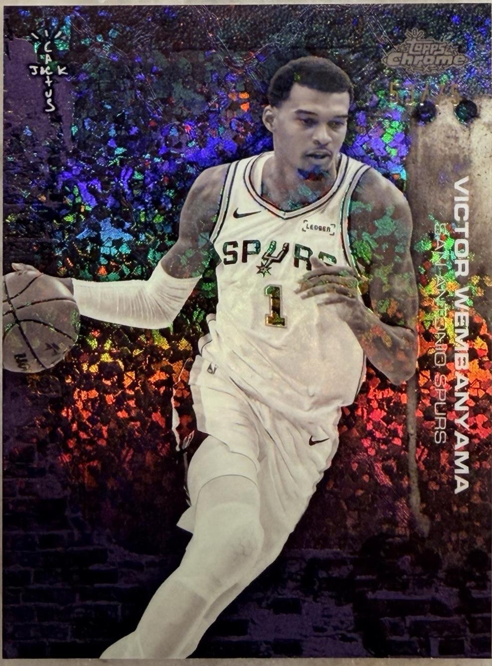 Victor Wembanyama [Purple Mini-Diamond Refractor] #59