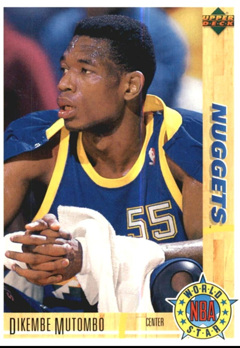 Dikembe Mutombo [Italian] #196