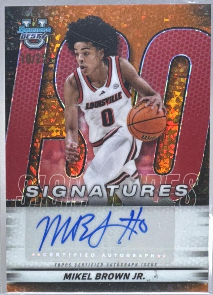 Mikel Brown Jr. [Orange Mini-Diamond Refractor] #IS-MBJ