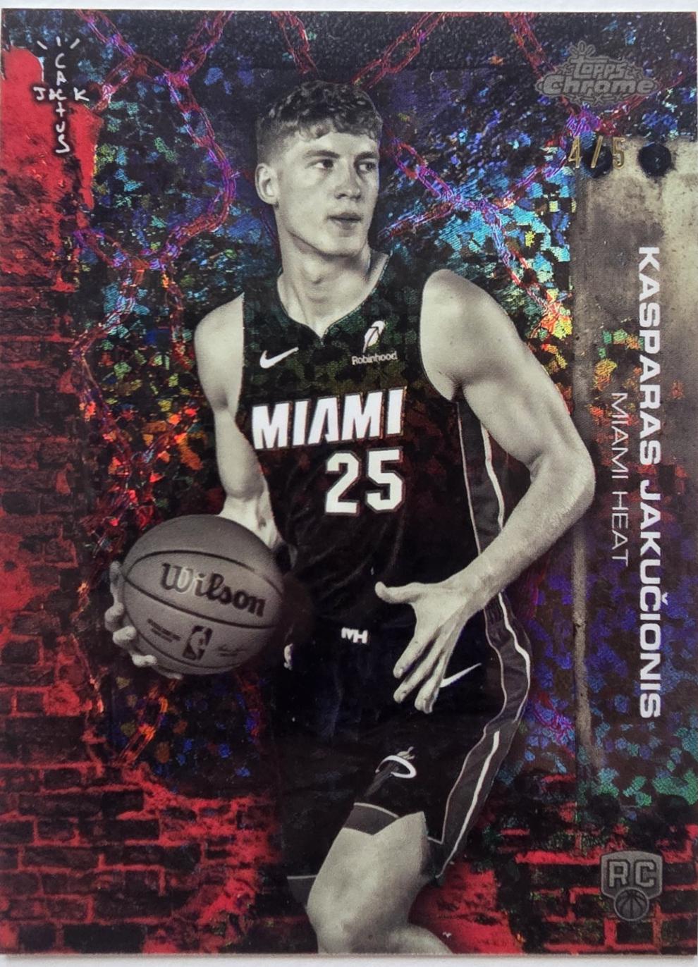 Kasparas Jakucionis [Red Mini-Diamond Refractor] #80