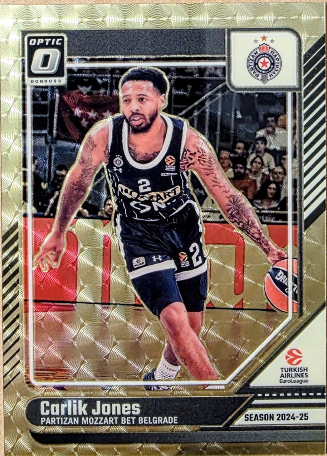 Carlik Jones [Gold Vinyl Optic] #69