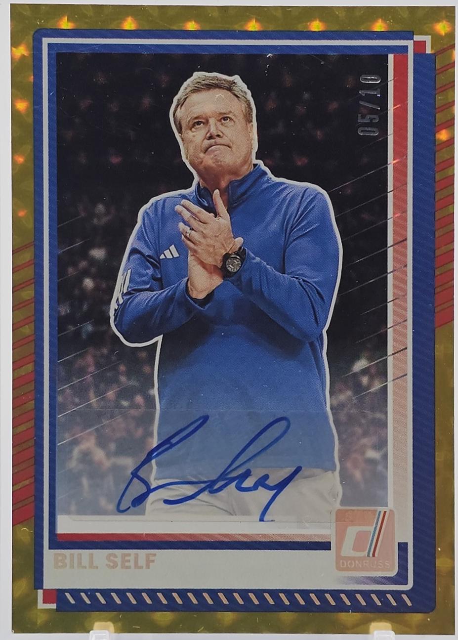 Bill Self [Gold Autograph] #182