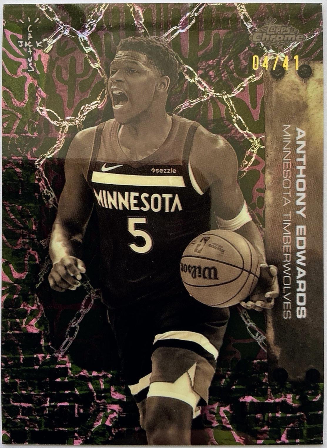 Anthony Edwards [Cactus Jack Refractor] #33