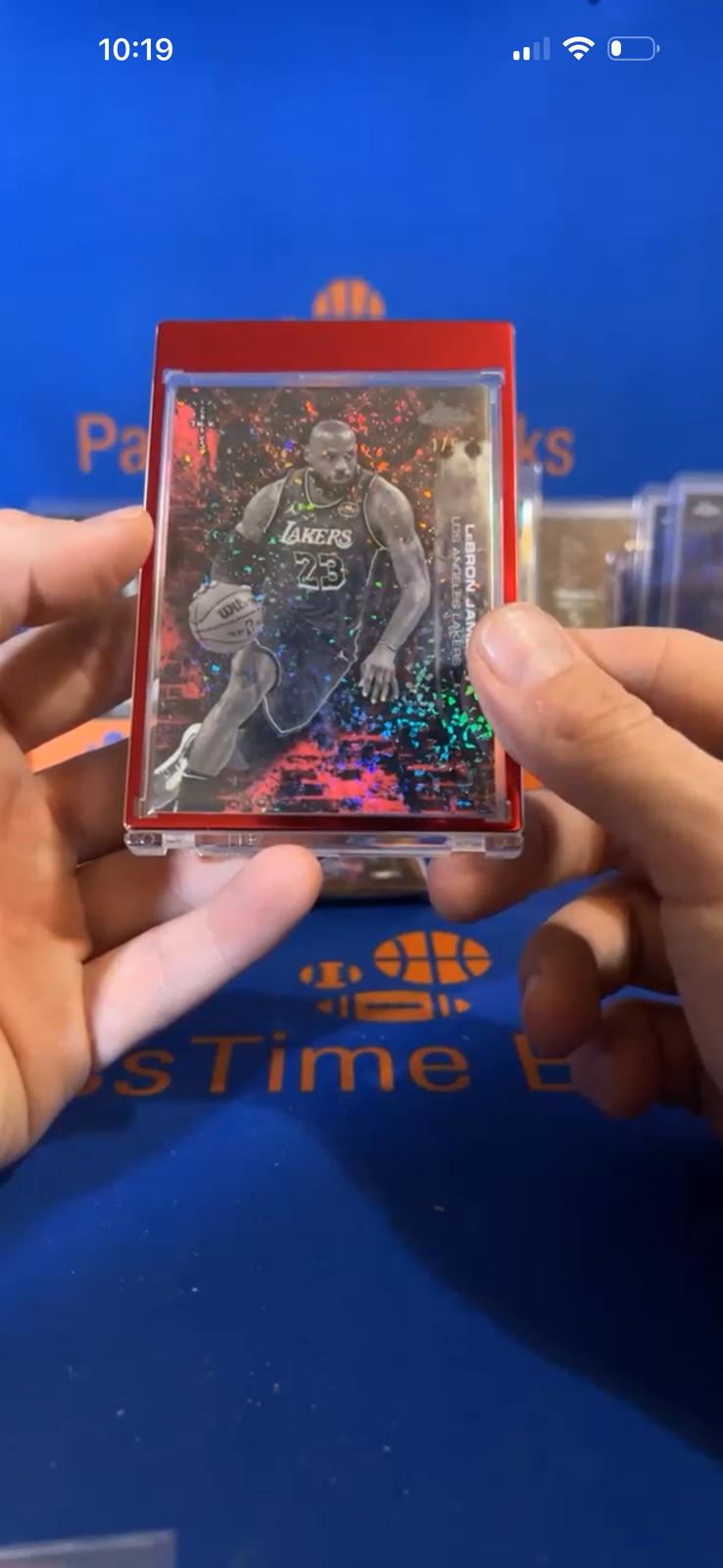LeBron James [Red Mini-Diamond Refractor] #46