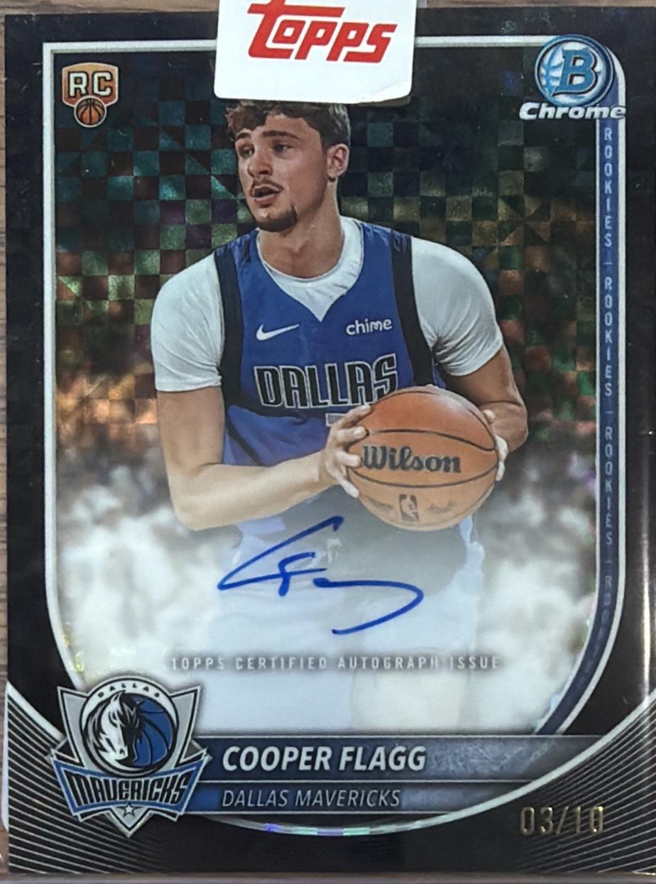 Cooper Flagg [Black Geometric] #BCA-CF