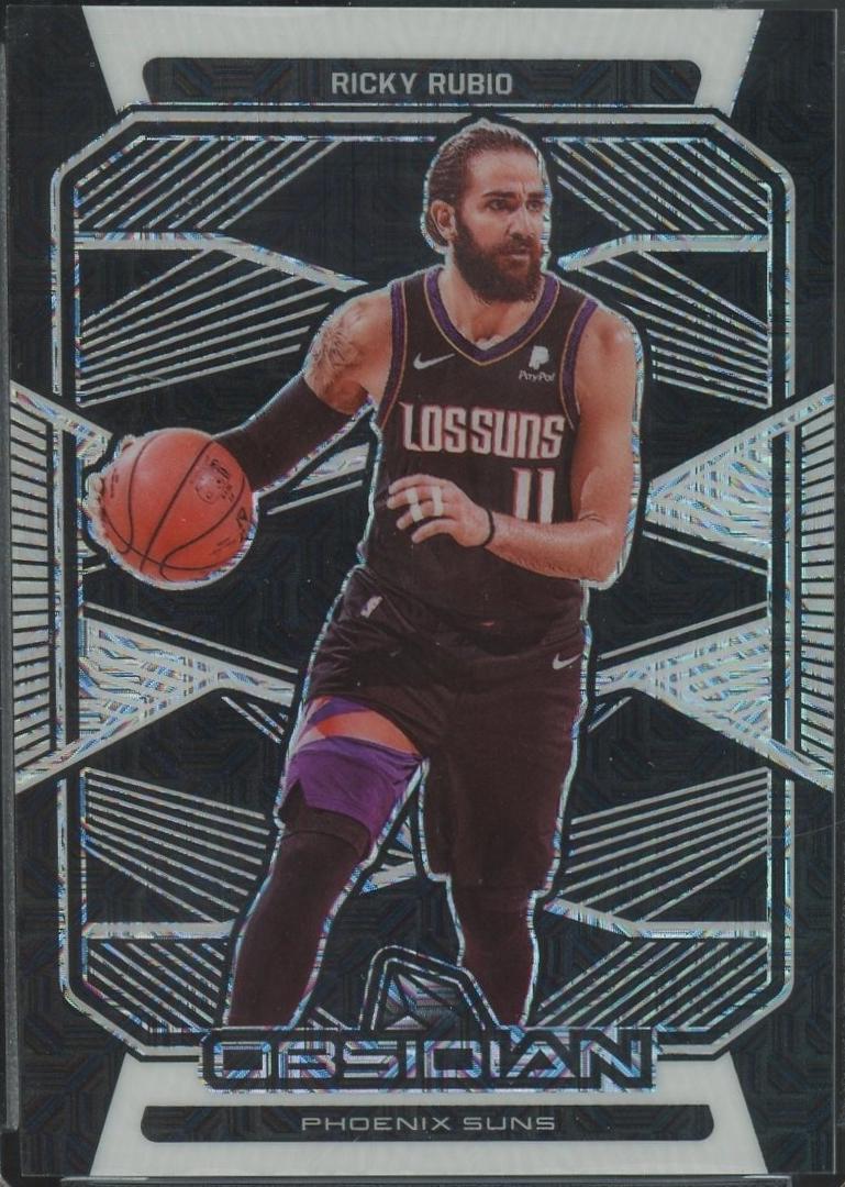 Ricky Rubio [White Mojo Electric Etch] #110