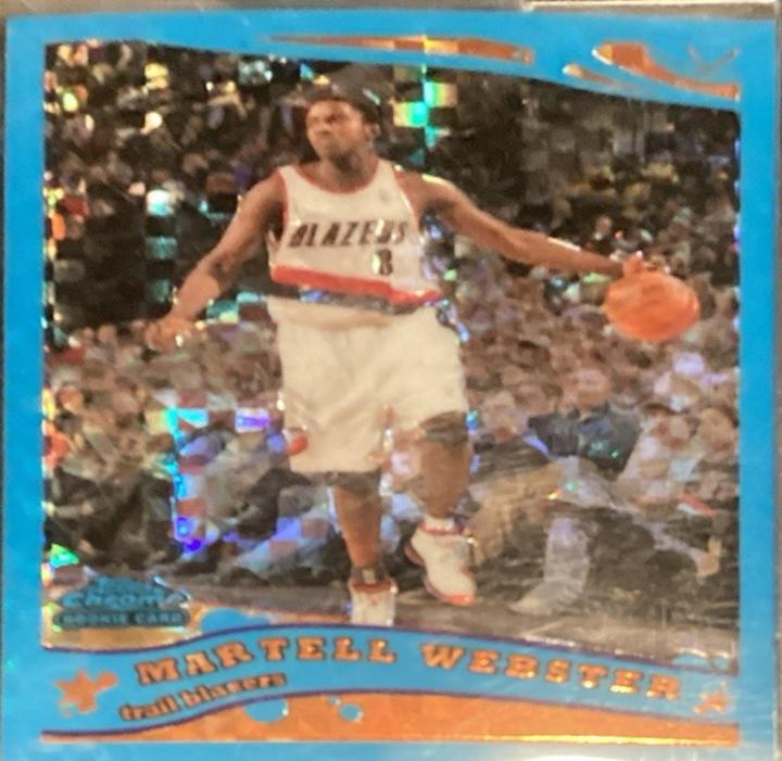Martell Webster [Blue XFractor] #192