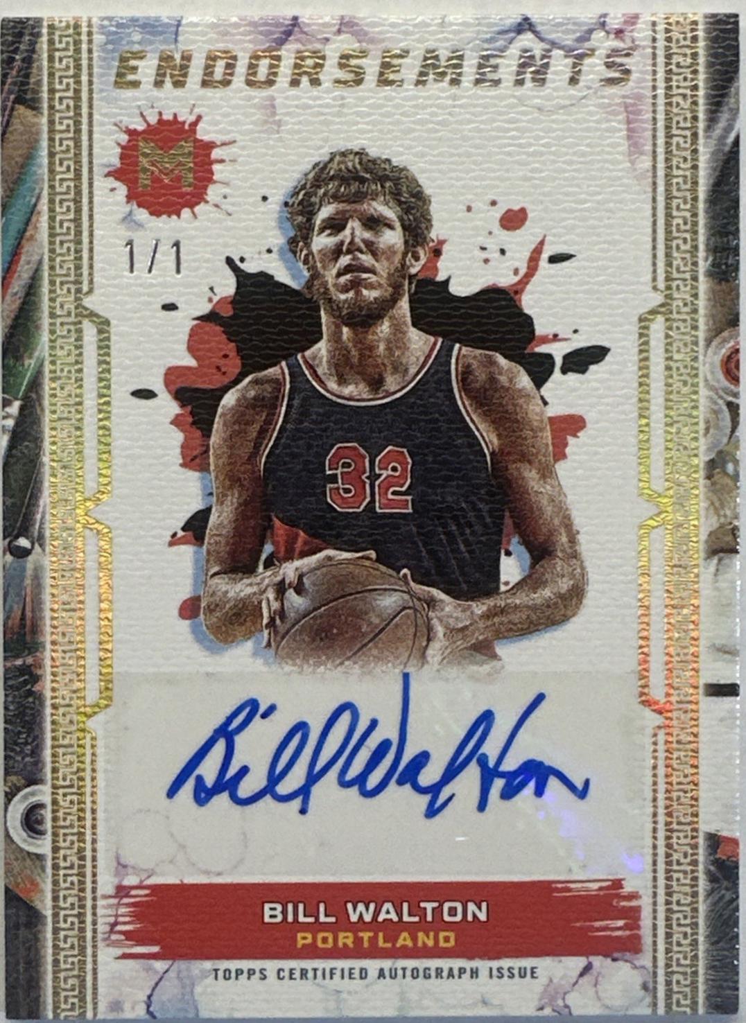Bill Walton [Printing Plate] #ME-BW