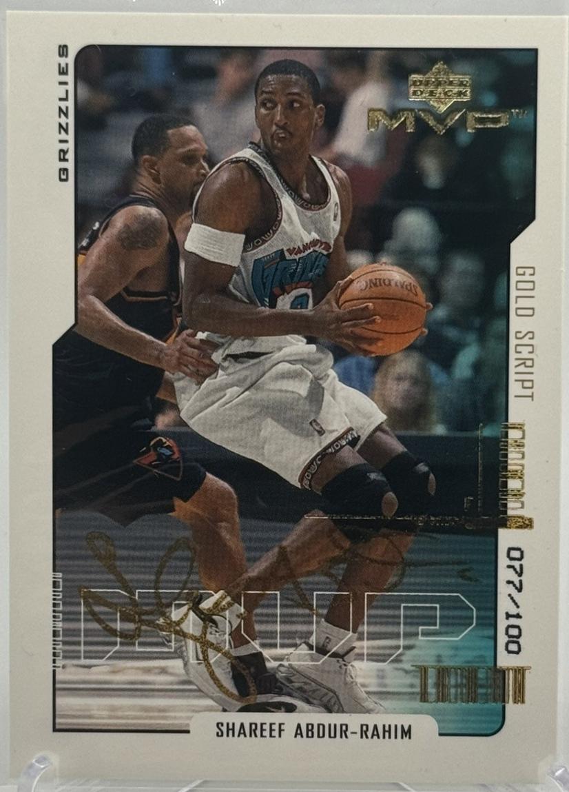 Shareef Abdur-Rahim [Gold Script] #177