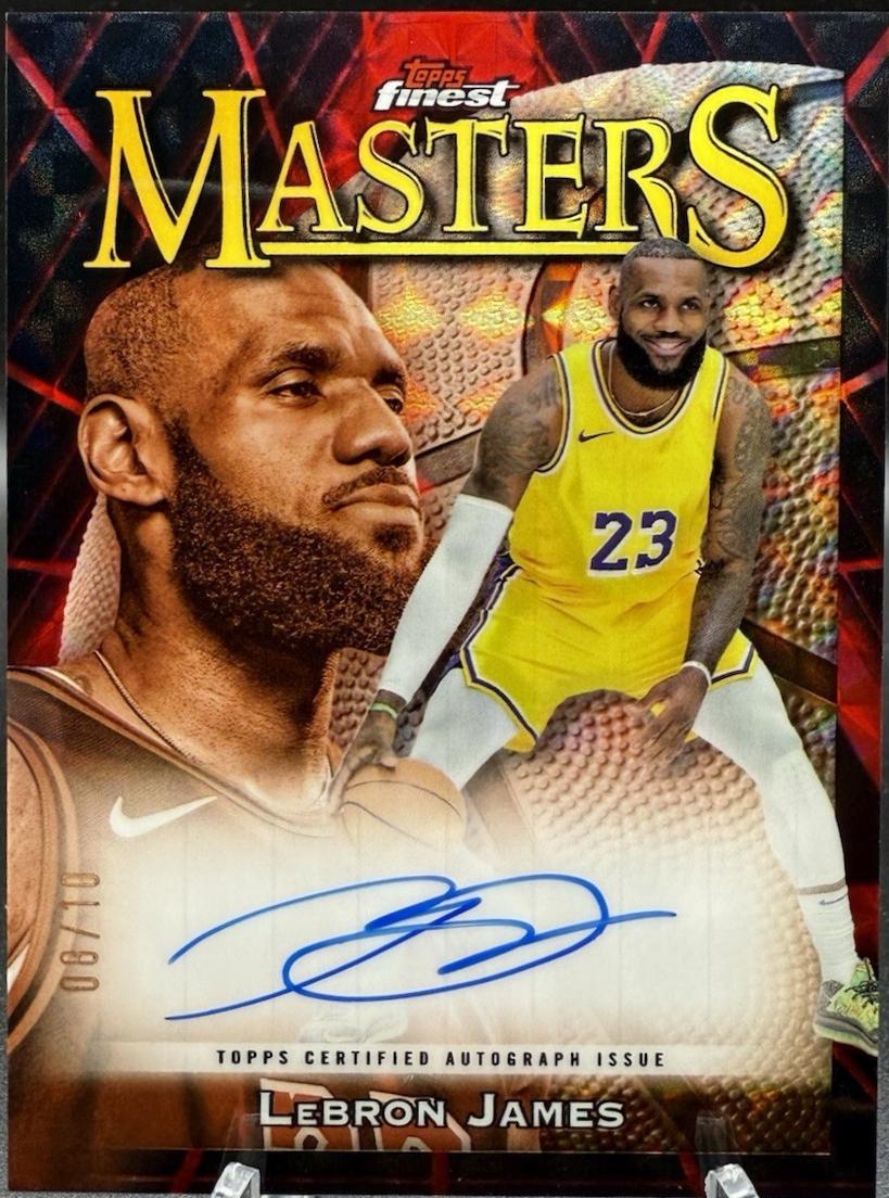 Lebron James [Red Black Vapor Geometric Refractor] #MA-LBJ