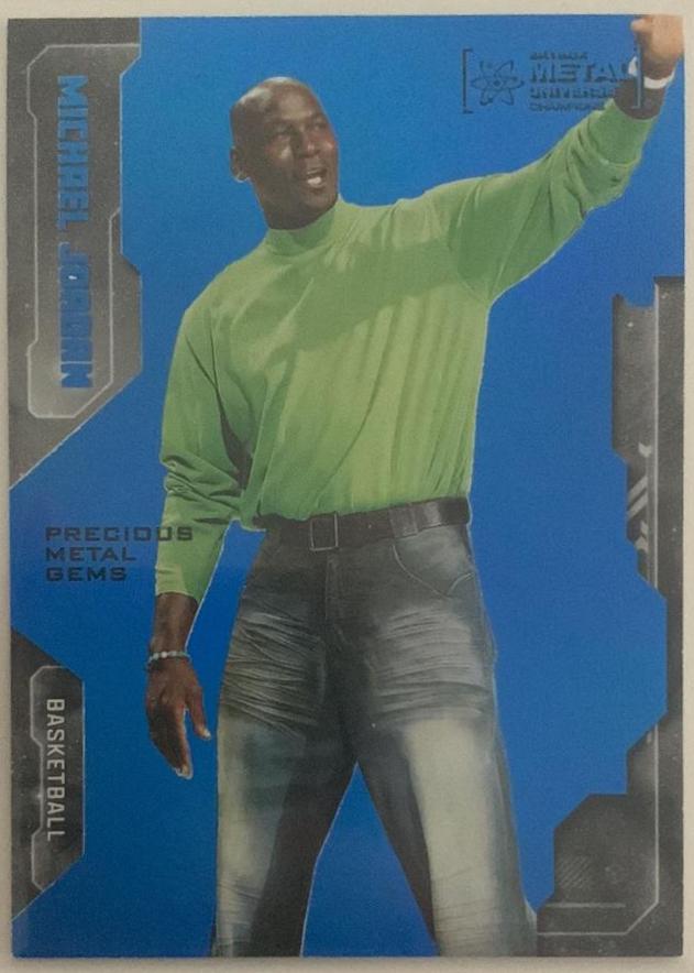Michael Jordan [Blue Precious Metal Gems] #1