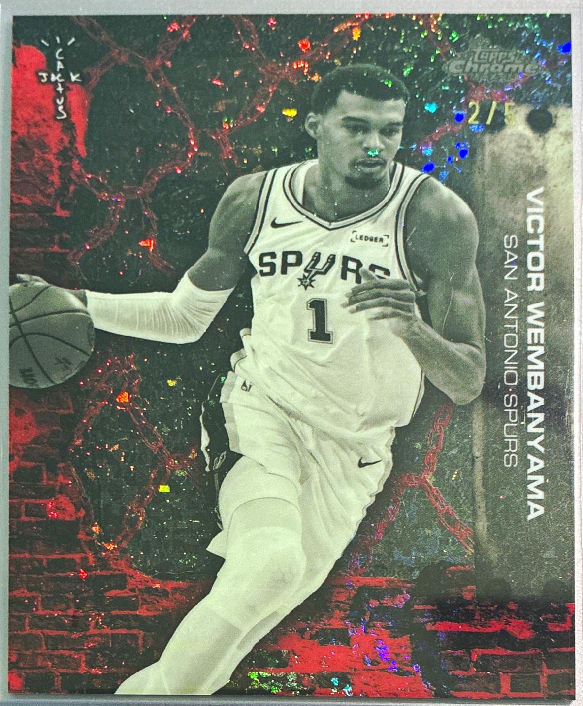 Victor Wembanyama [Red Mini-Diamond Refractor] #59