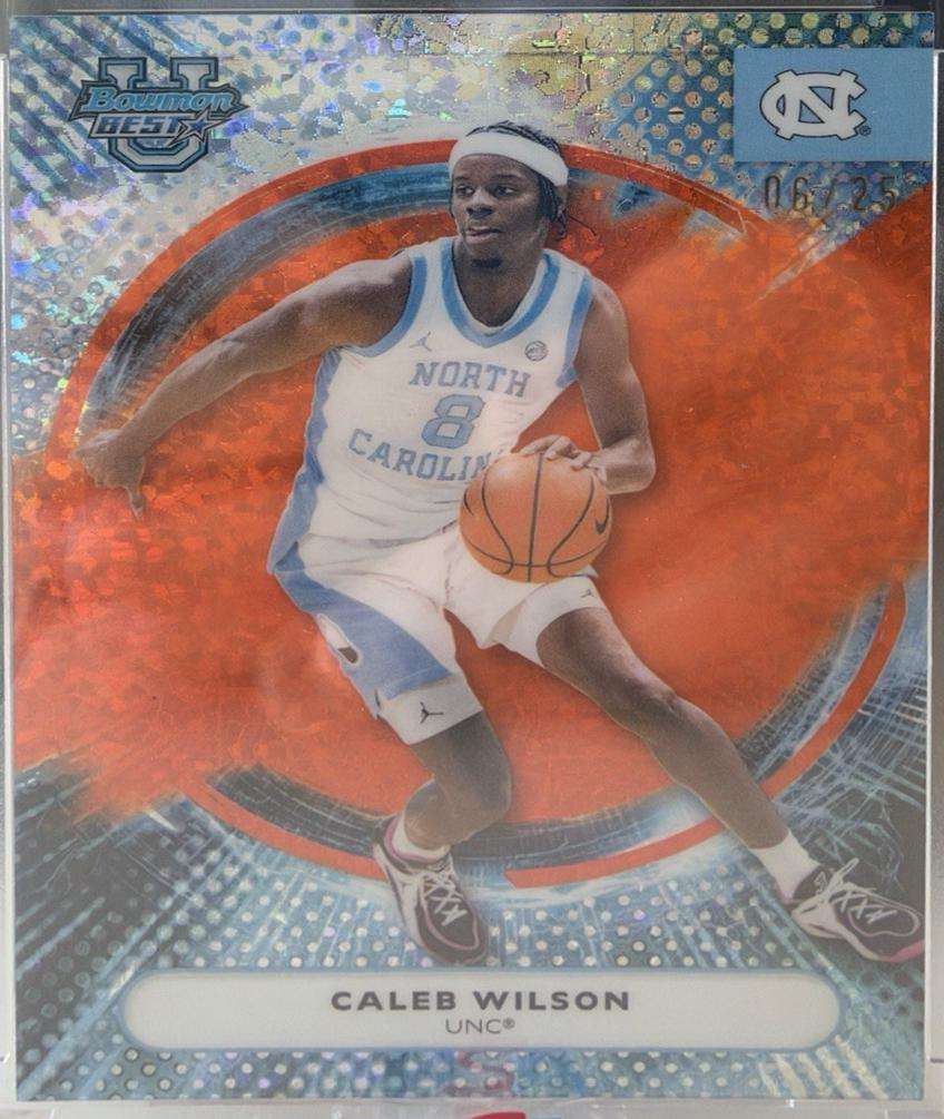 Caleb Wilson [Orange Mini-Diamond Refractor] #91