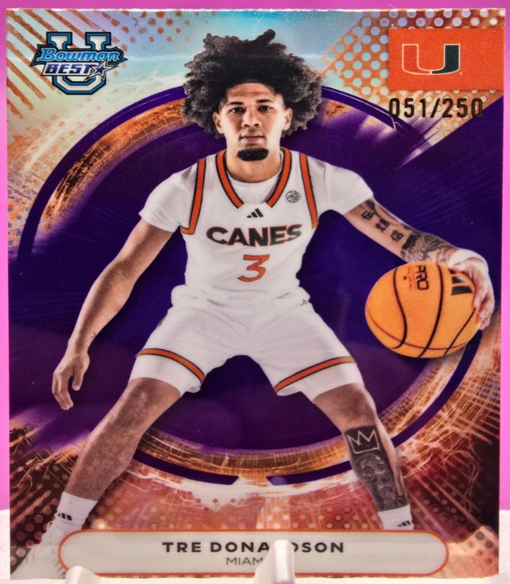 Tre Donaldson [Purple Refractor] #6