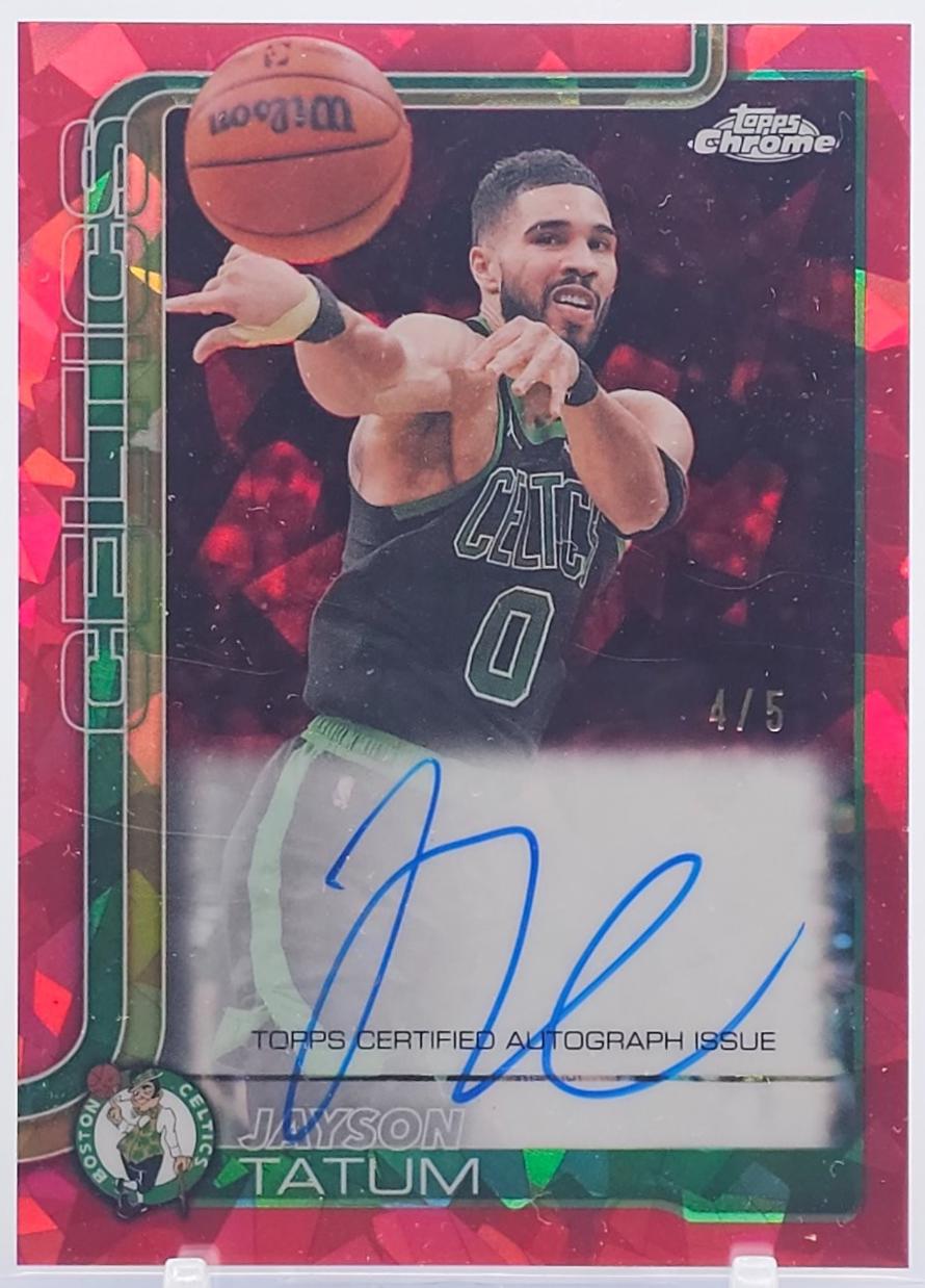 Jayson Tatum [Red] #TCA-JT