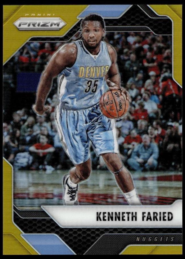 Kenneth Faried [Gold Prizm] #172