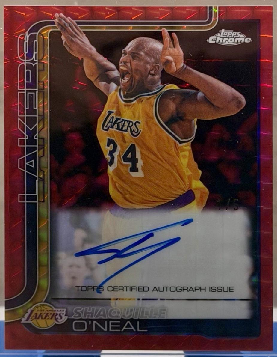 Shaquille O'Neal [Refractor Geometric Red] #TCA-SO